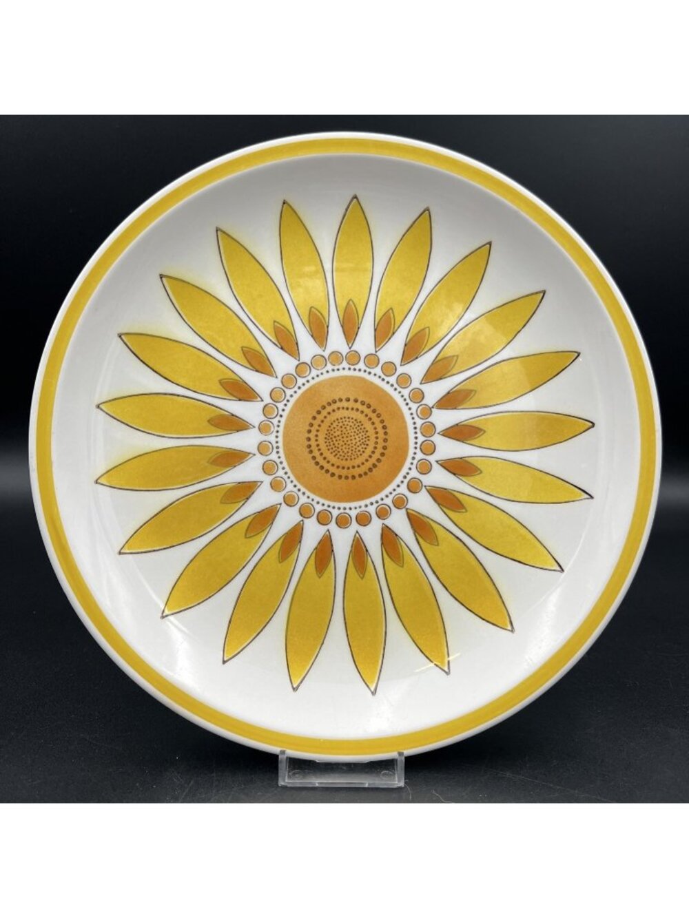 Mikasa Sunburst 10.5" Dinner Plate Cera Stone Japan 3170